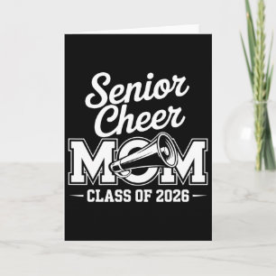 Senior 2026 Cheer Team Mom High School Graduation  Card