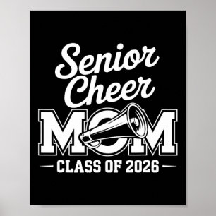 Senior 2026 Cheer Team Mom High School Graduation  Poster
