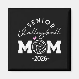 Senior 2026 Cl Of 2026 Senior Mom Volleyball Gradu Magnet