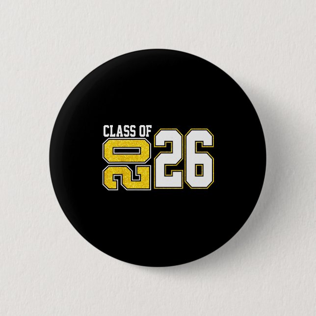 Senior 2026 class of 2026 last day of school button (Front)