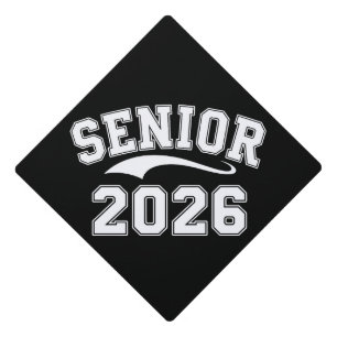Senior 2026 Class Of 26 Graduation Graduate Cap Topper