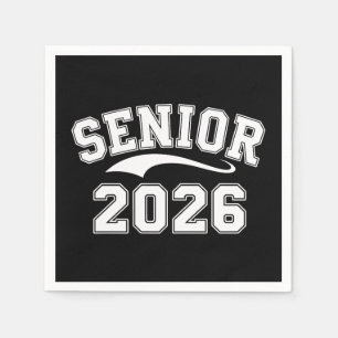 Senior 2026 Class Of 26 Graduation Graduate Napkins