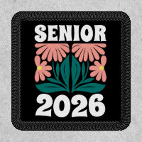Senior 2026 Custom Retro Groovy Flowers Graduation