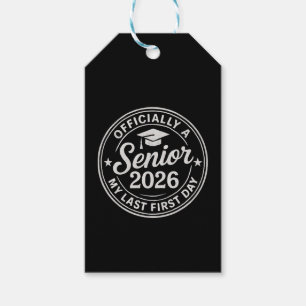 Senior 2026 First Day Stamp Gift Tags