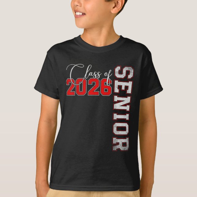 Senior 2026 Graduation My Last First Day Of Cl Of  T-Shirt (Front)