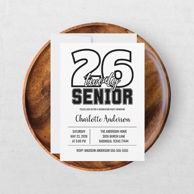 Senior 2026 Graduation Photo Invitation (Creator Uploaded)