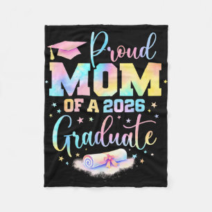 Senior 2026 proud mom of a class of 2026 graduate fleece blanket