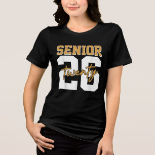 Senior 2026 Retro Class of 2026 Graduation 2026  Tri-Blend Shirt