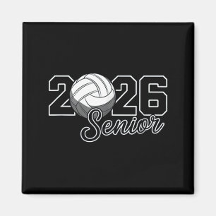 Senior 2026 volleyball mom high school graduation magnet