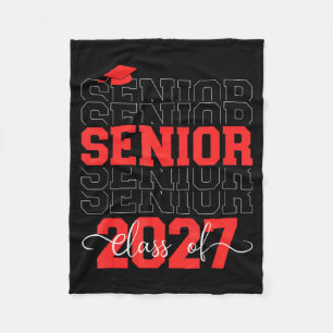 Senior 2027 Cl Of 2027 Fleece Blanket