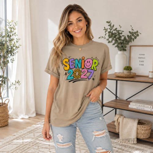 Senior 2027 Colorful Class T-Shirt