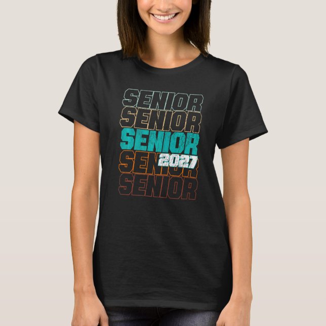 Senior 2027 Graduation Class of 2027  T-Shirt (Front)