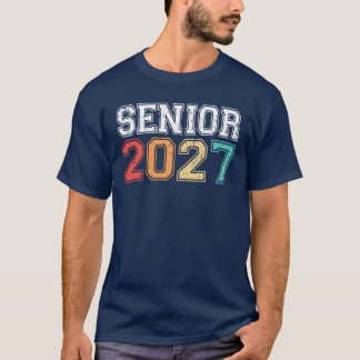 Senior 2027 Graduation Retro Vintage retro T-Shirt
