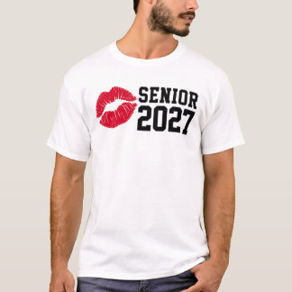 Senior 2027 Kiss My Class Goodbye Class of 2027  T-Shirt