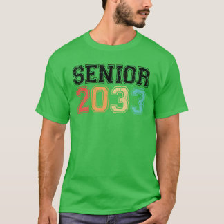 Senior 2033 Retro Vintage funny T-Shirt