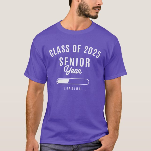 Senior 20 Funny Senior Year Loading Class T-Shirt (Front)