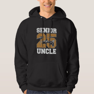 Senior 25 Uncle Vintage Style Graduation Celebrati Hoodie