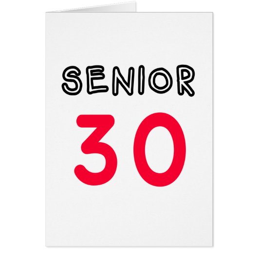 Senior 30 cards (Front)