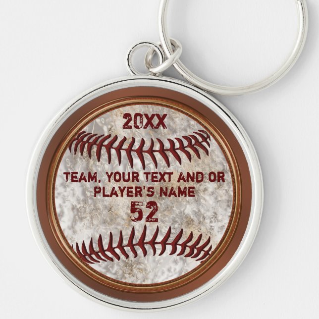 Senior and Basketball Team Gift ideas Personalized Keychain (Front)
