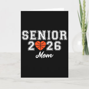 Senior Basketball Mom Cl Of 2026 Player Graduation Card