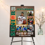 Senior Basketball Team Sports Player Photo Collage Foam Board<br><div class="desc">Personalized basketball senior sports photo collage for athlete and sports player. This customizable photo gift is perfect for senior night, sports award banquet or birthday gift for your athlete son, daughter or student. It's a great way to display precious moments and memories from their sports games. The poster features a...</div>