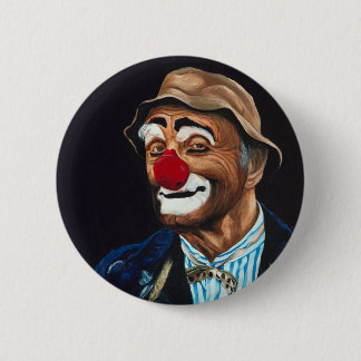 Senior Billy The Clown Pinback Button