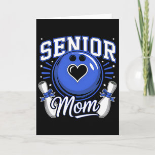 Senior Bowling Mom 2026 Grad Funny Bowling Mom Gra Card