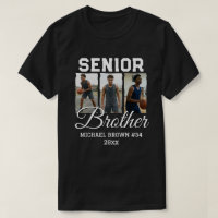 Senior Brother Basketball Photo Collage Custom 
