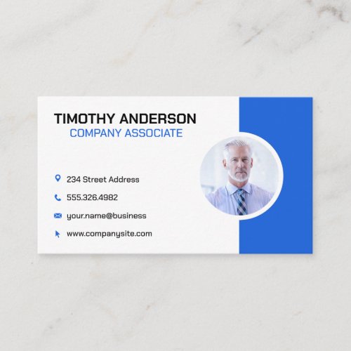 Senior Business Man  Company Business Card