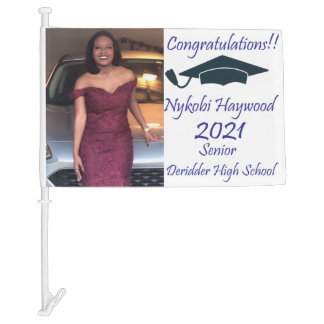 Senior Car Flag