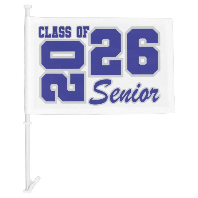 Senior  car flag (Front)