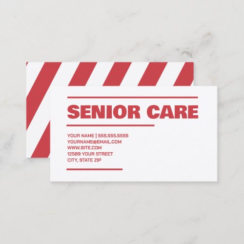 Senior Care Business Card