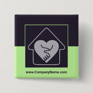 Senior Care Custom Logo & Custom Text Promotional Button