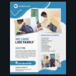 Senior Care Service Flyer Template<br><div class="desc">Senior Care Service Flyer Template</div>