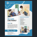 Senior Care Service Flyer Template<br><div class="desc">Senior Care Service Flyer Template</div>