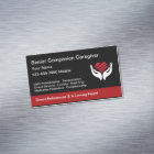 Senior Caregiver Heart And Hands Design