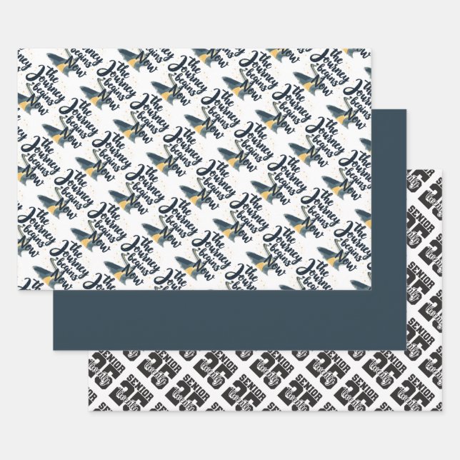 Senior Celebrations  Wrapping Paper Sheets (Set)