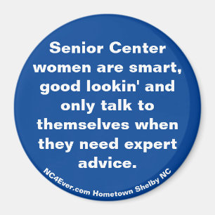 Senior Center women Magnet