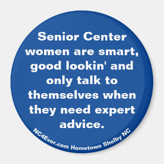 Senior Center women Magnet