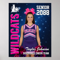 Senior Cheer Team Cheerleading Star Photo Sports