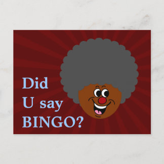 Senior Citizen Center Bingo Night Prize Winner Postcard