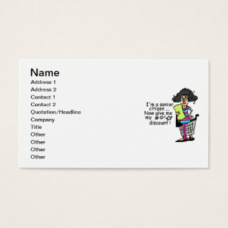 Senior Citizen Business Cards &amp; Templates | Zazzle