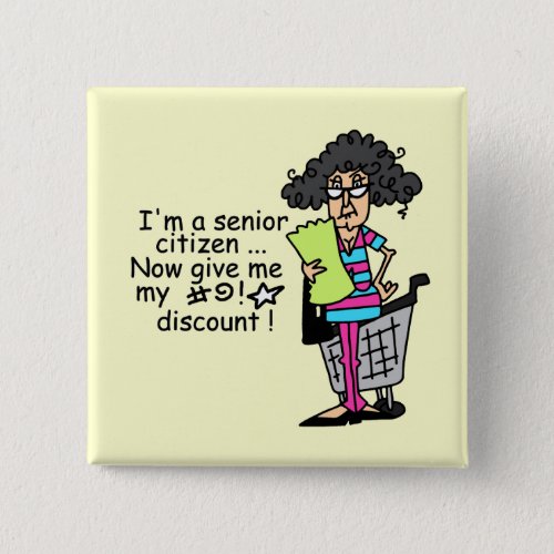 Senior Citizen Discount Button