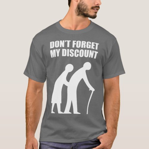 Senior Citizen Discount Elderly Old People Funny T_Shirt
