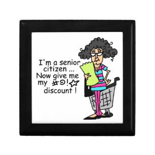 Senior Citizen Discount Keepsake Box