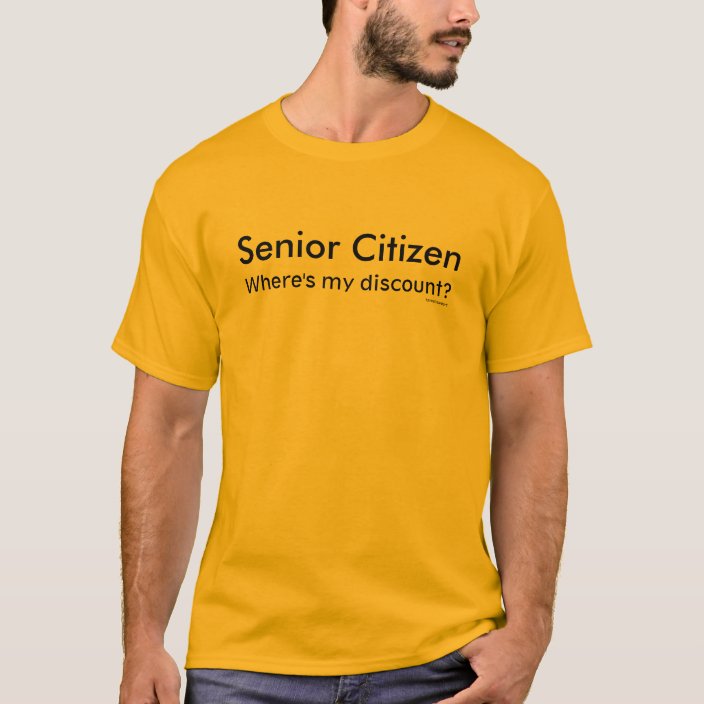 senior citizen t shirt