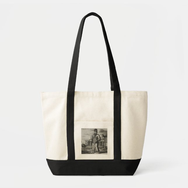 Senior Civil Servant Collecting Taxes, illustratio Tote Bag (Front)