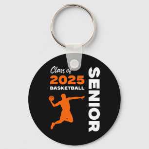 Senior Cl Of 2025 Basketball Sports Seniors Boys T Keychain