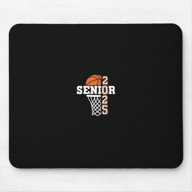 Senior Cl Of 2025 Sketll Sports Seniors Boys Team  Mouse Pad (Front)