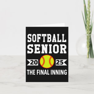 Senior Cl Of 2025 Softll Senior Night Graduation P Card